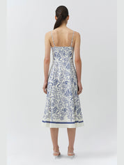 Analise bustier midi dress