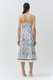 Analise bustier midi dress