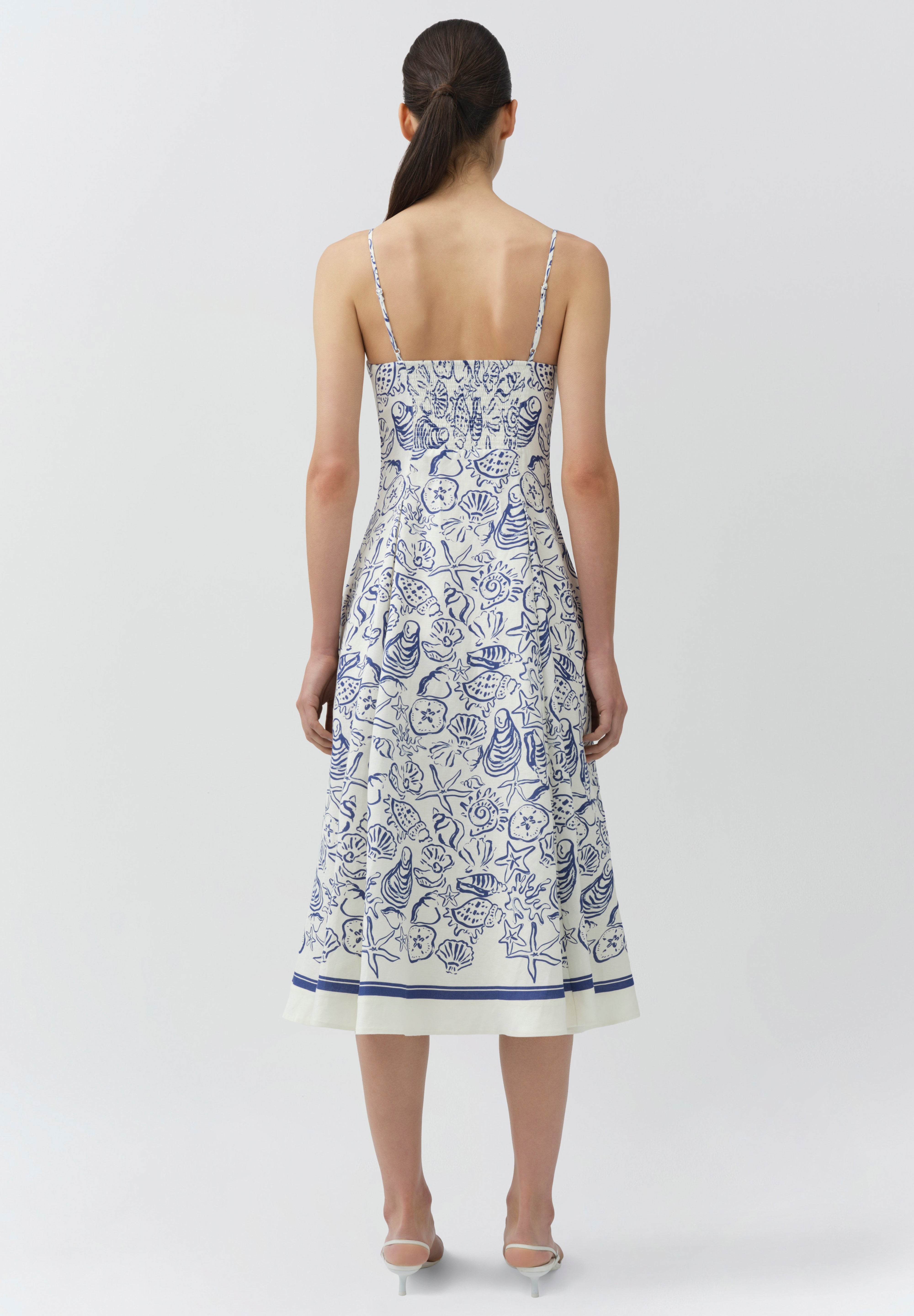 Analise bustier midi dress