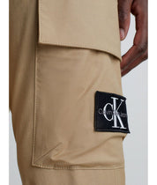 Men's Beige Skinny Washed Cargo Pant Calvin Klein