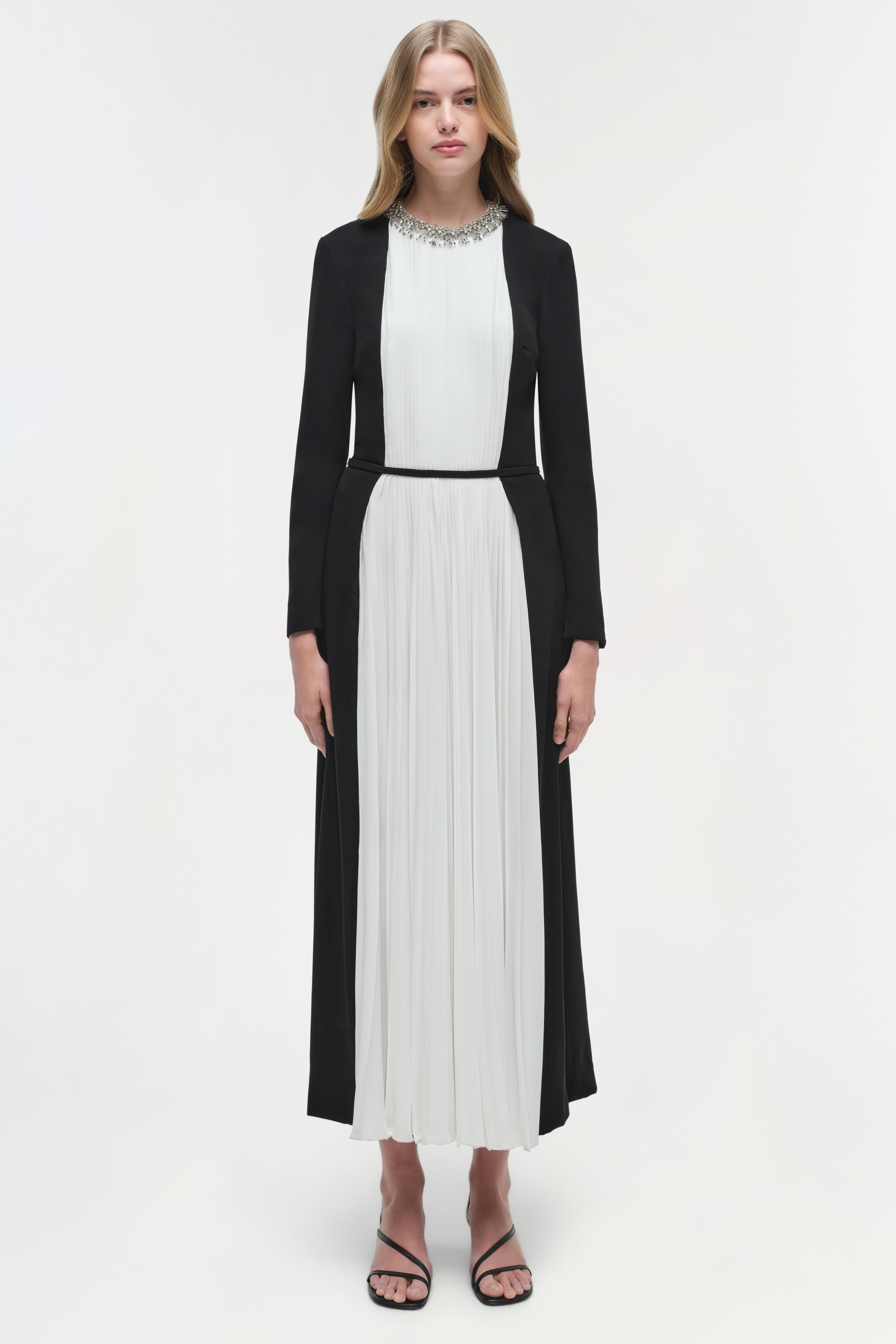 ESTHER EMBELLISHED MIDI DRESS