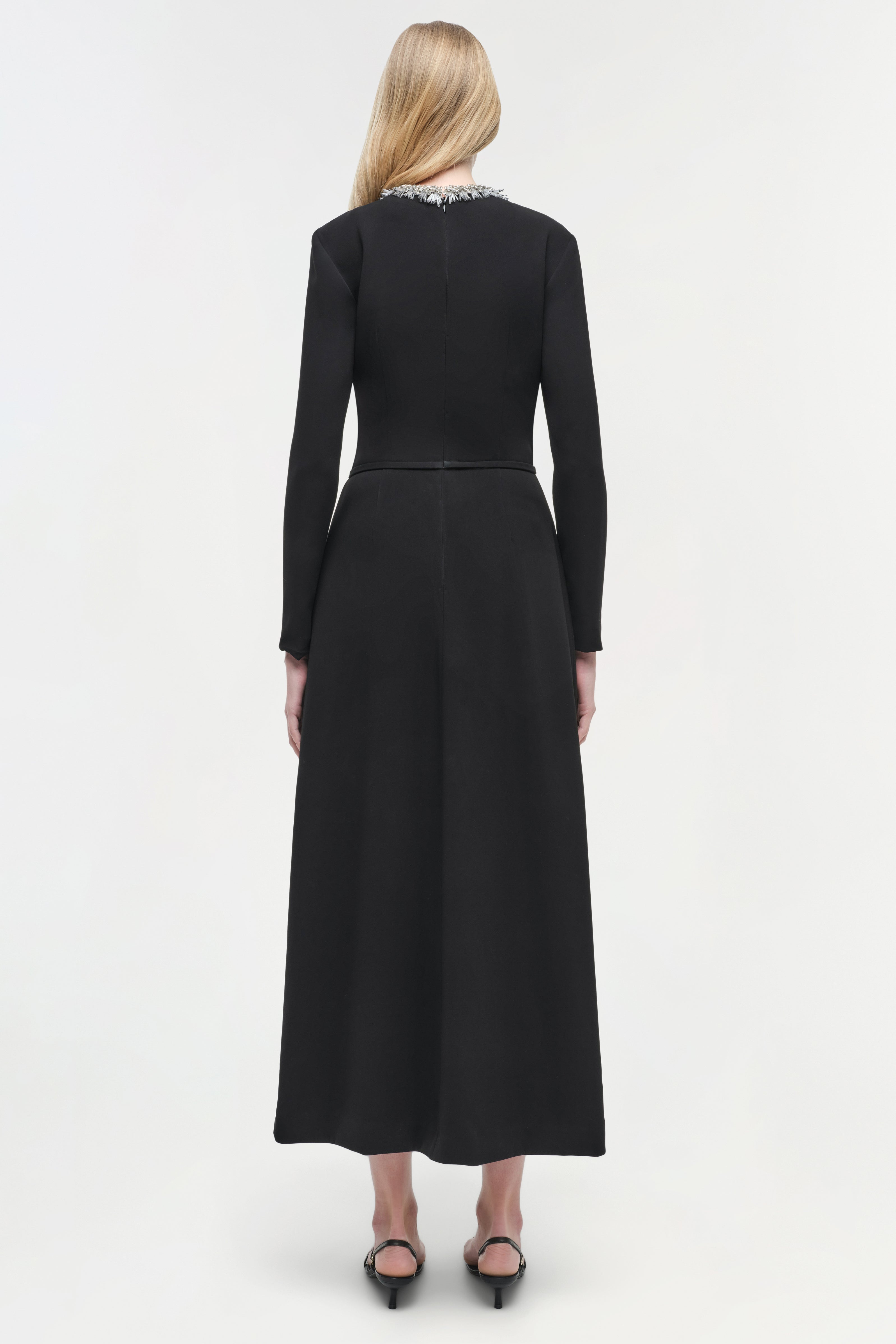 ESTHER EMBELLISHED MIDI DRESS