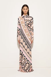 Soleil print chemisier dress