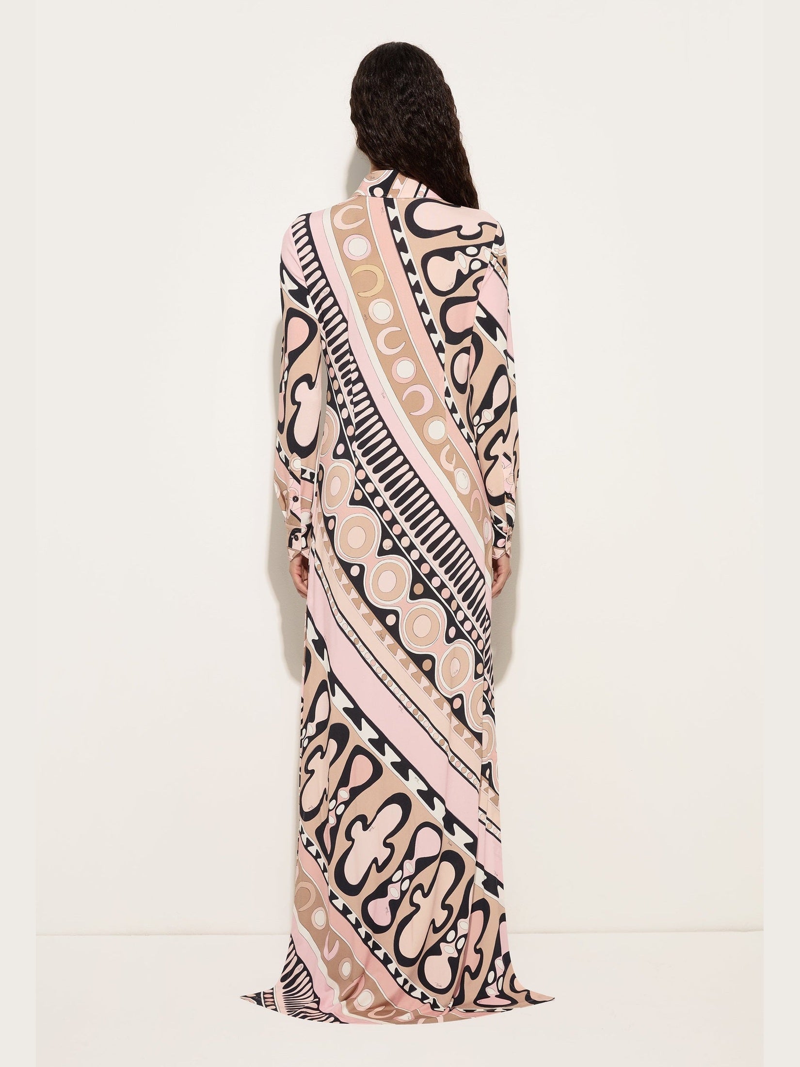 Soleil print chemisier dress