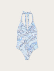 Orchidee print swimsuit