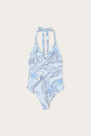 Orchidee print swimsuit
