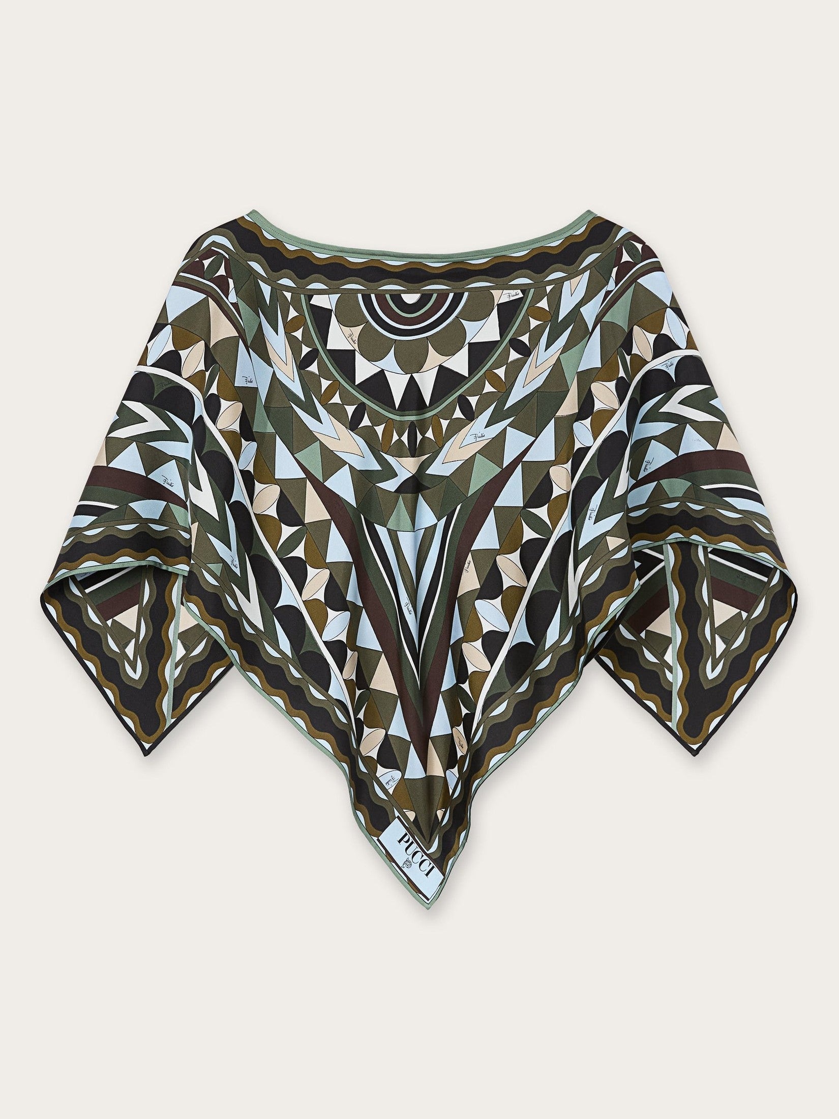 Manuba print kaftan top