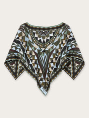 Manuba print kaftan top