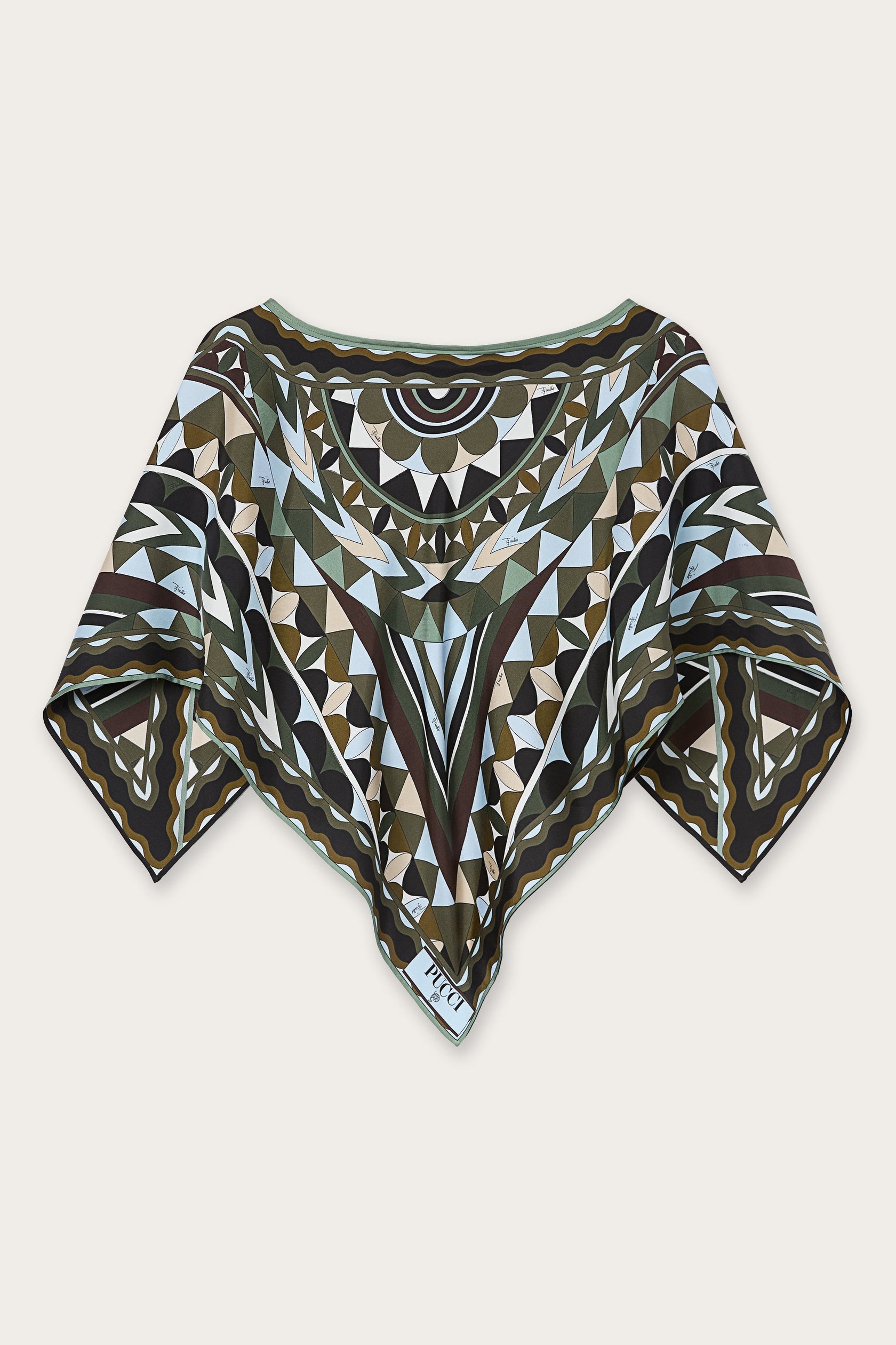 Manuba print kaftan top