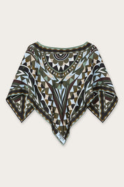 Manuba print kaftan top