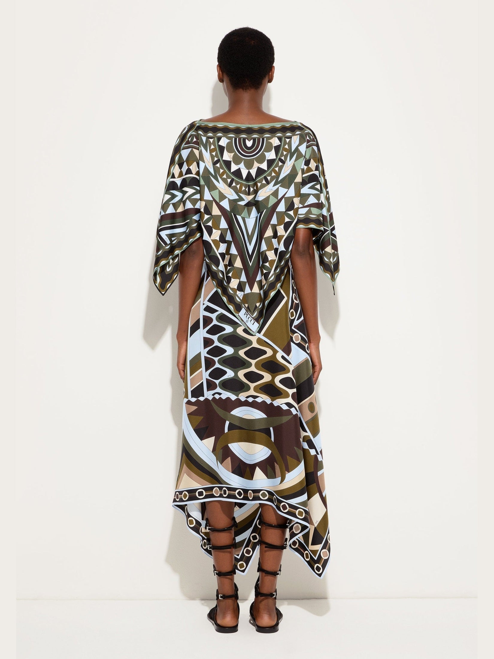 Manuba print kaftan top