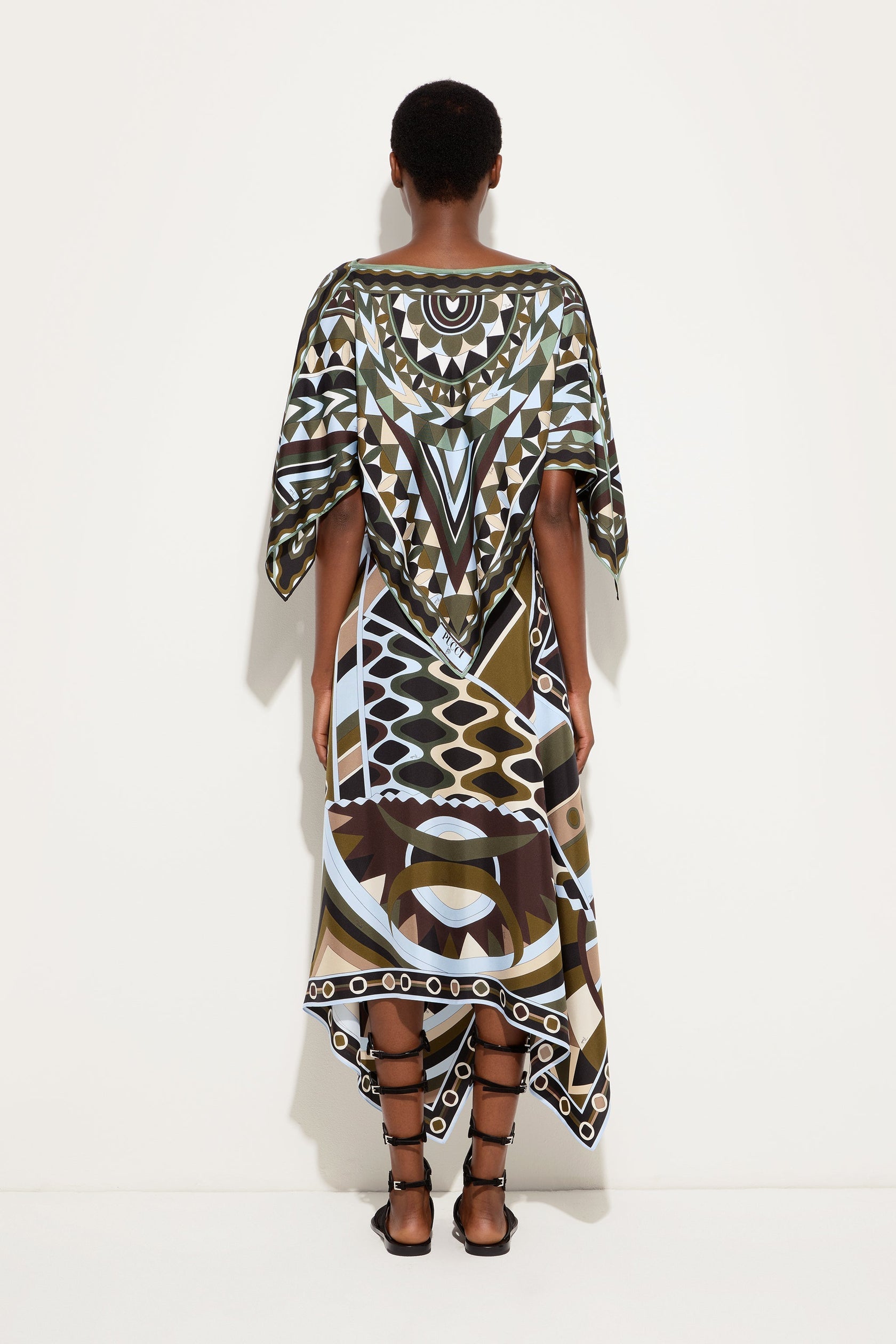Manuba print kaftan top