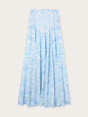 Manuba print cotton skirt