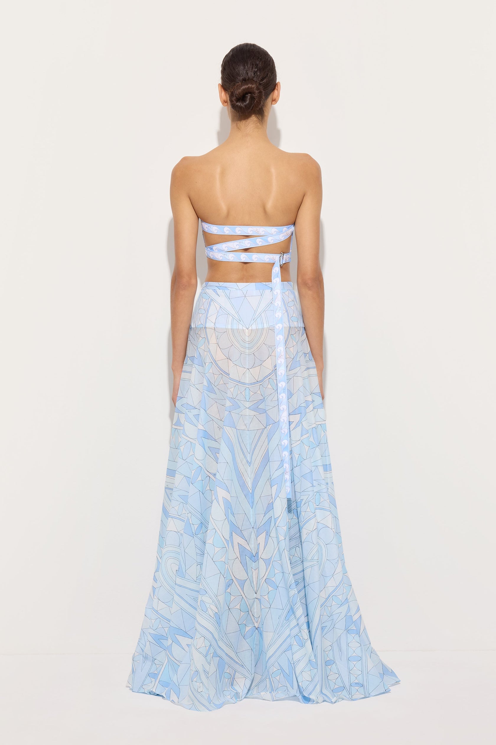 Manuba print cotton skirt