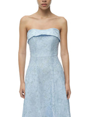 Valeria jacquard midi dress