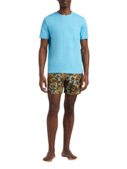 Men Swim Trunks Camo Splash