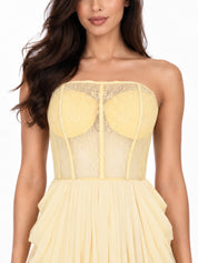 Chiffon-Lace Dress