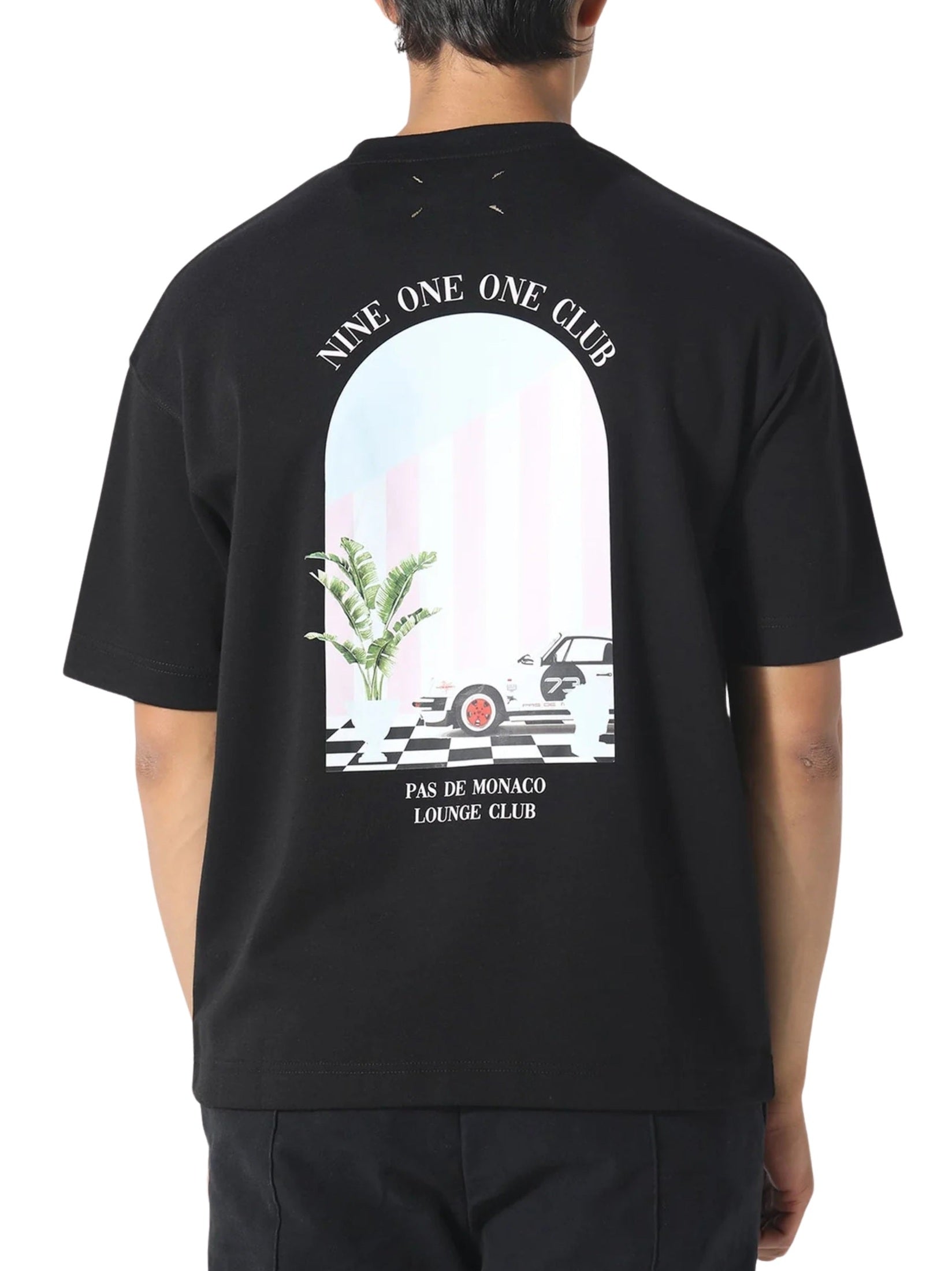 911 club t-shirt black