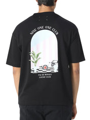 911 club t-shirt black