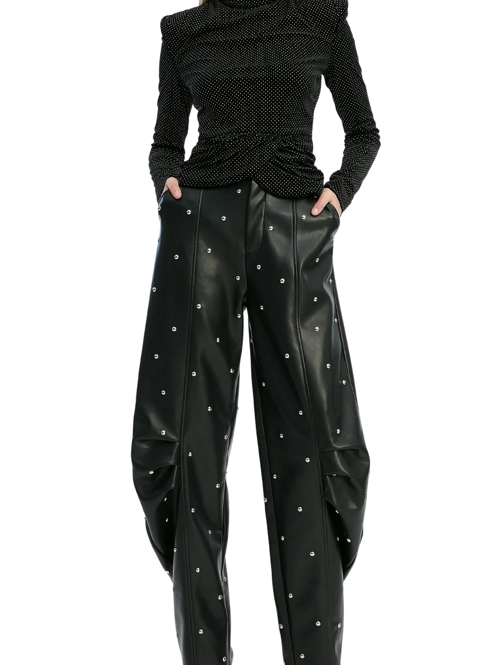 Studed cargo pants