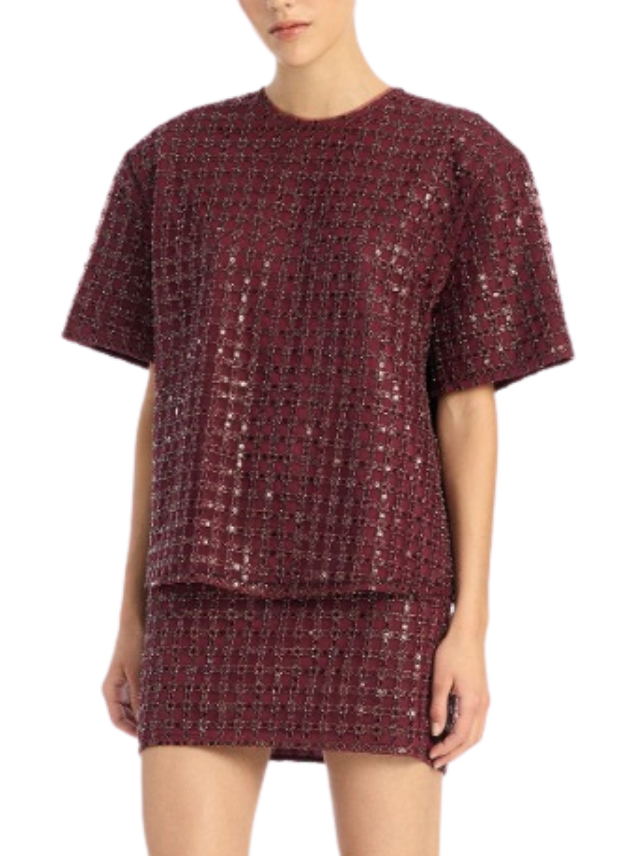 BEADED OVERSIZED TOP