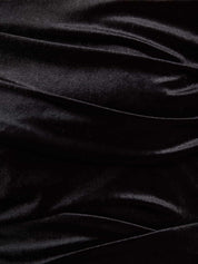 NOVA VELVET ONE-SHOULDER GOWN