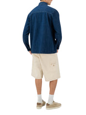 The indigo denim shirt