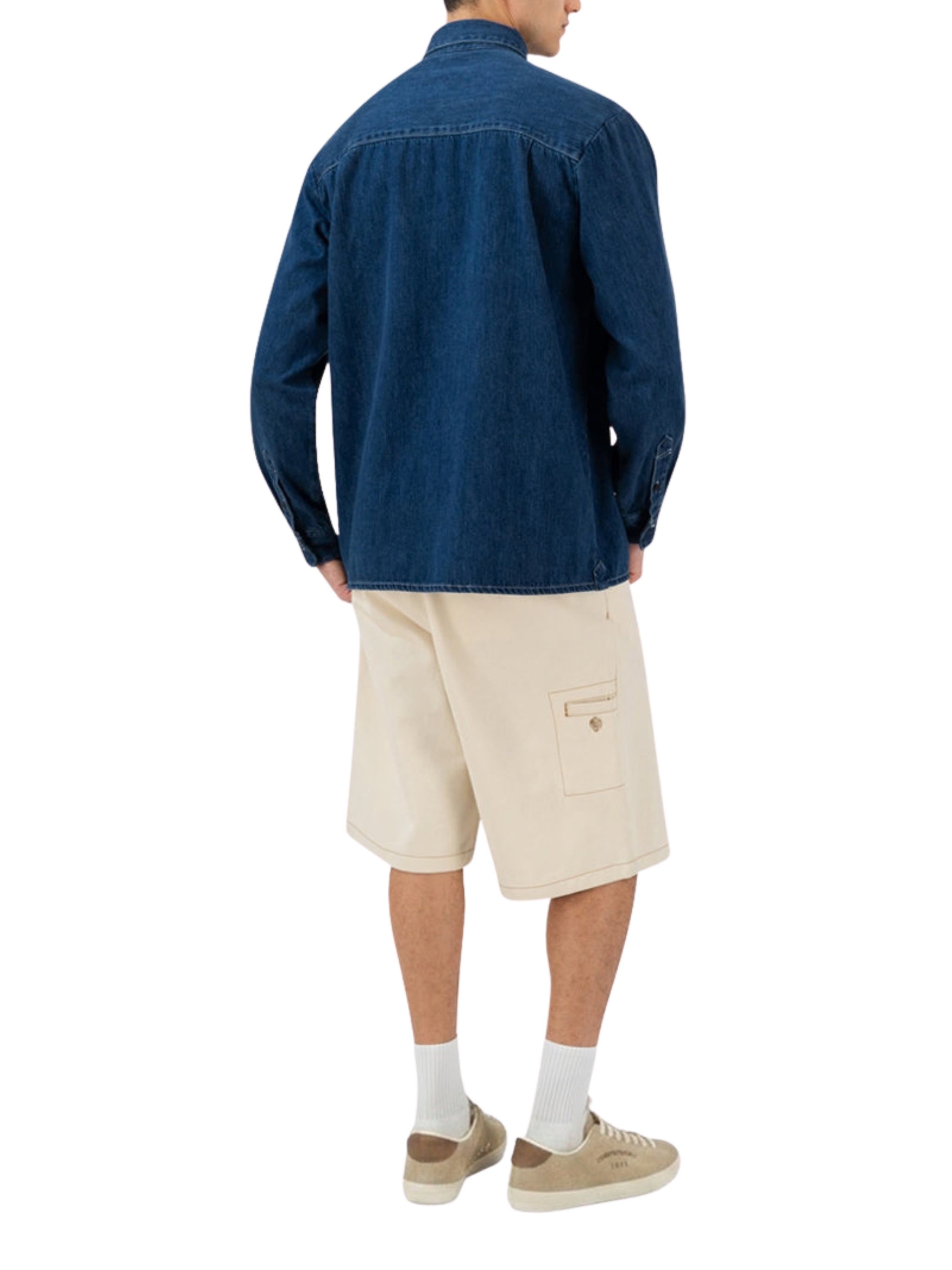 The indigo denim shirt