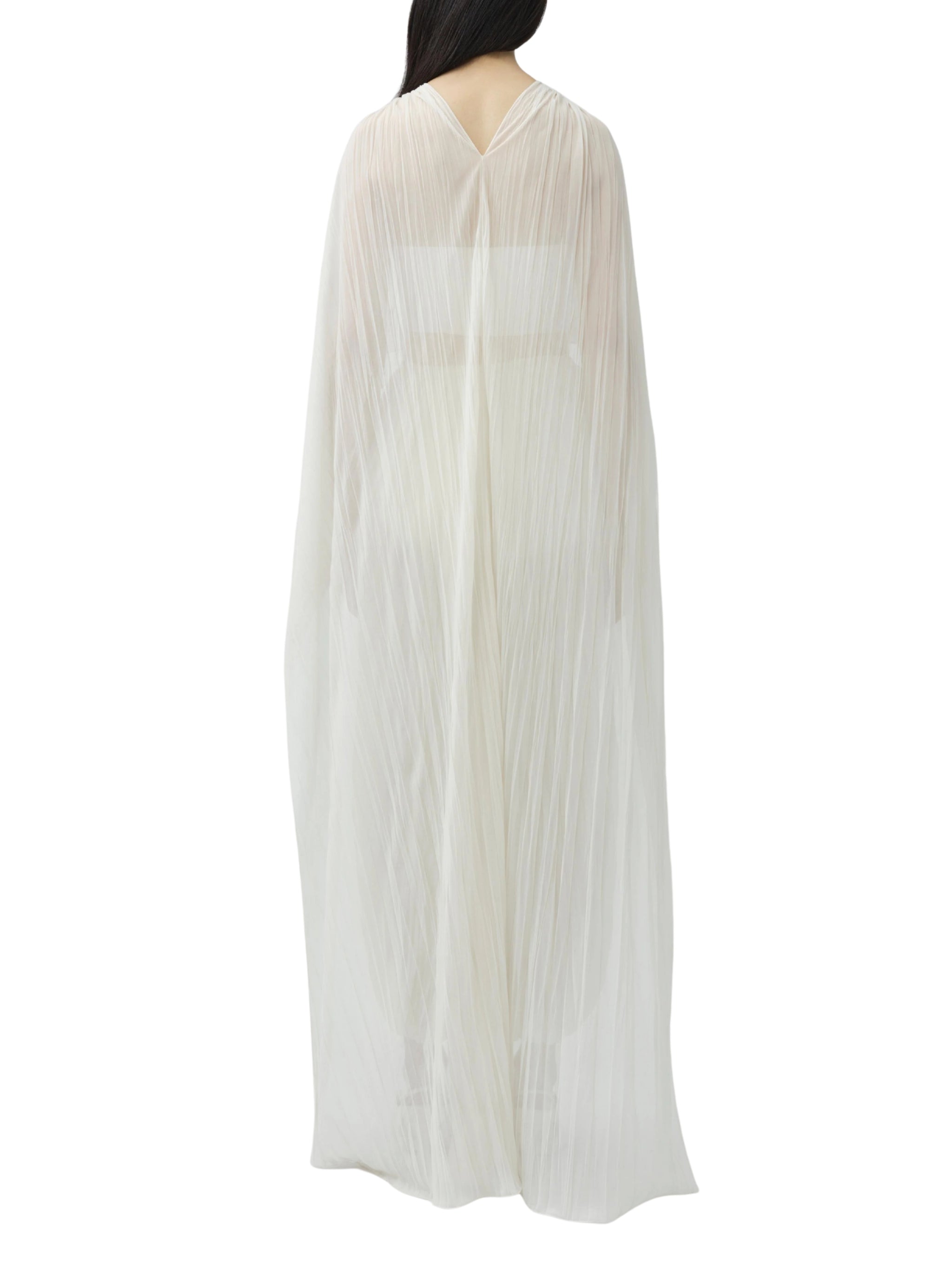 Genoa crinkle jersey cape