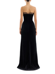 Maxi dress with cape