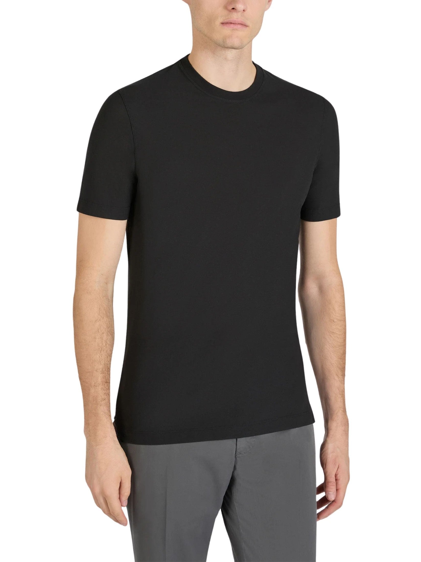 Short sleeve round neck men's t-shirt