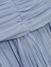 Danielle crinkle jersey bustier gown