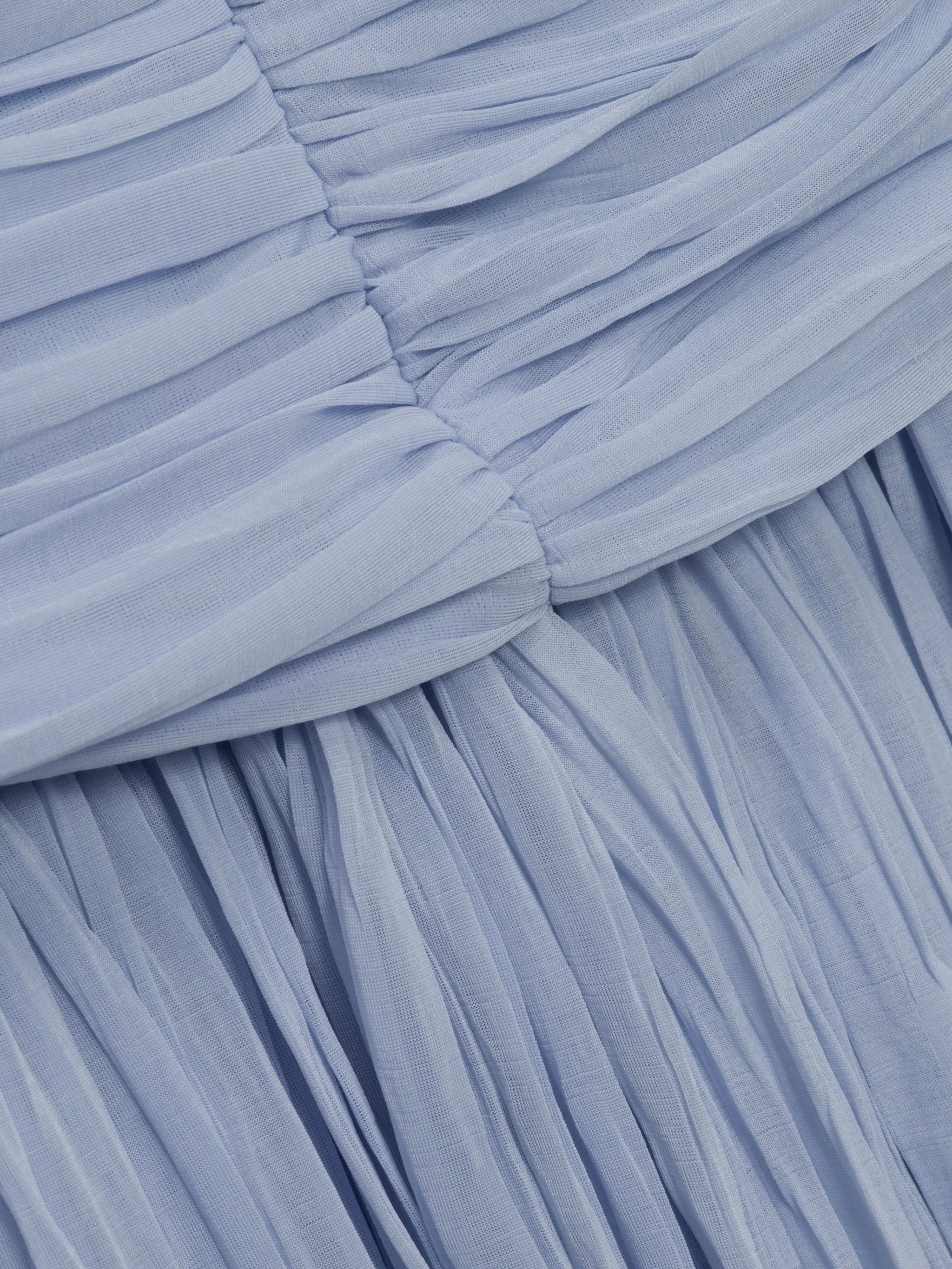 Danielle crinkle jersey bustier gown