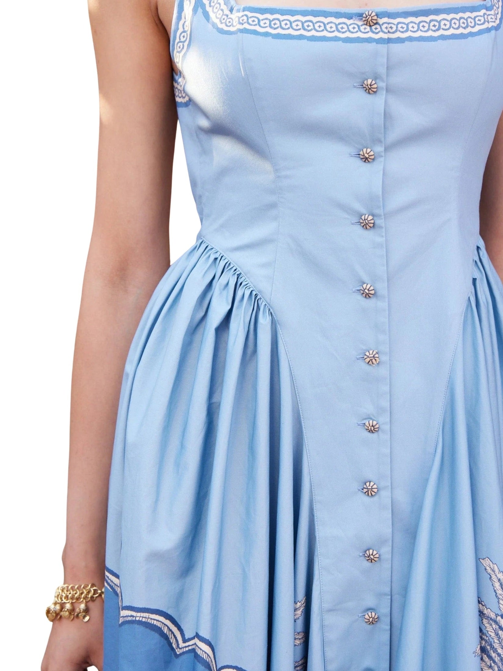 Villa romantica midi dress