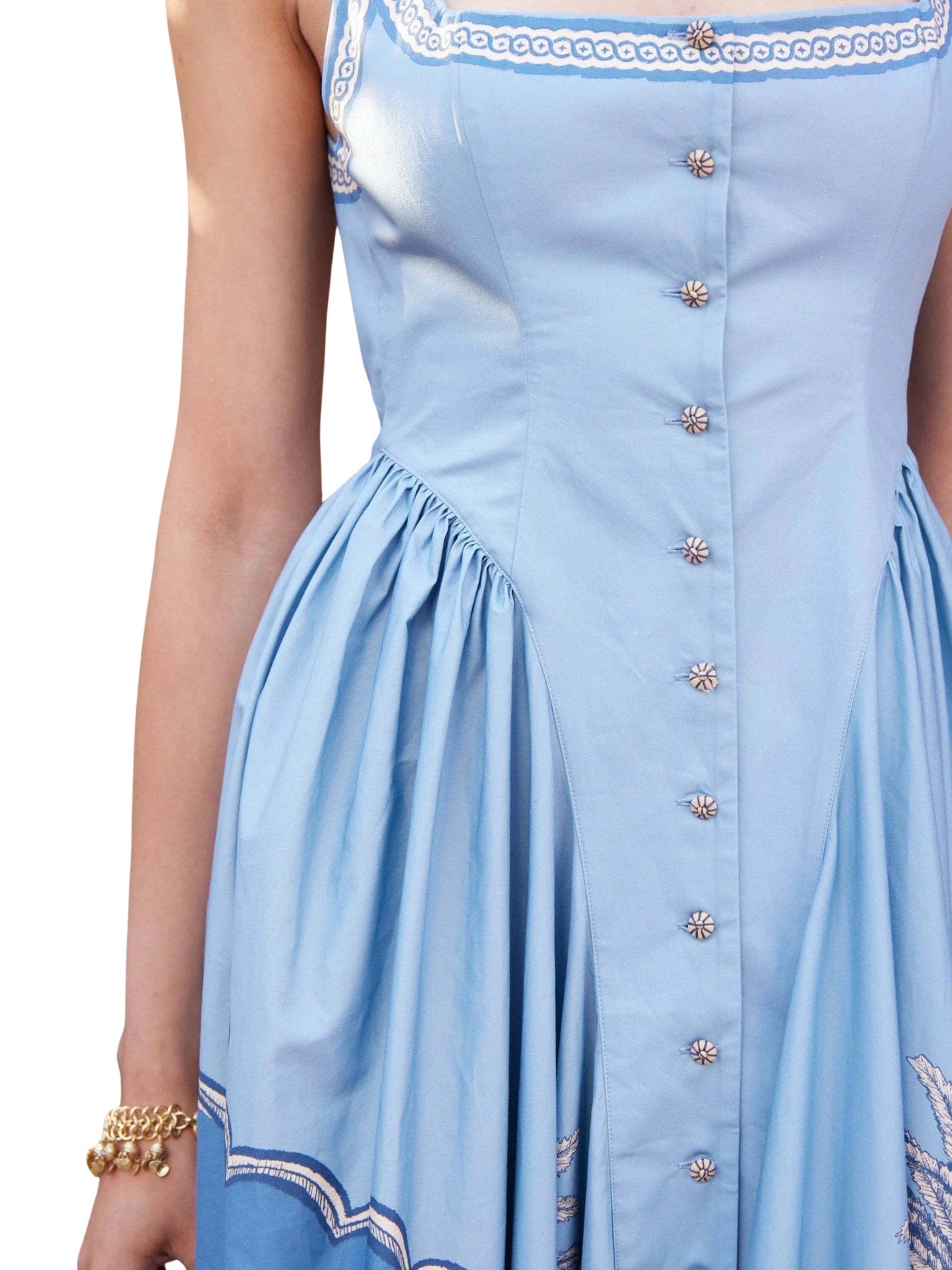 Villa romantica midi dress