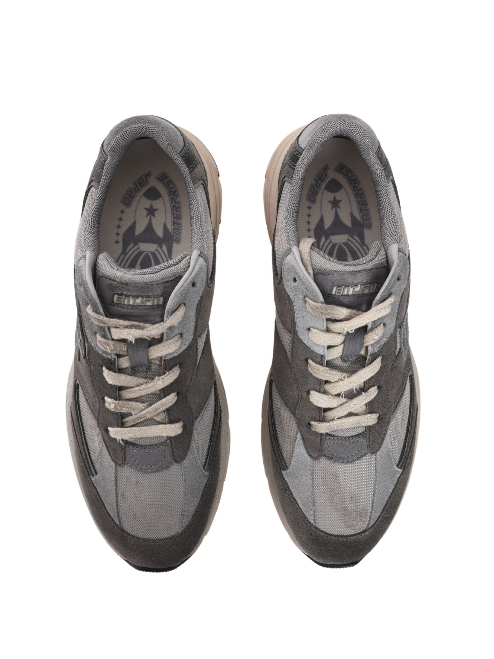 Run ej m low sneaker cow suede fabric