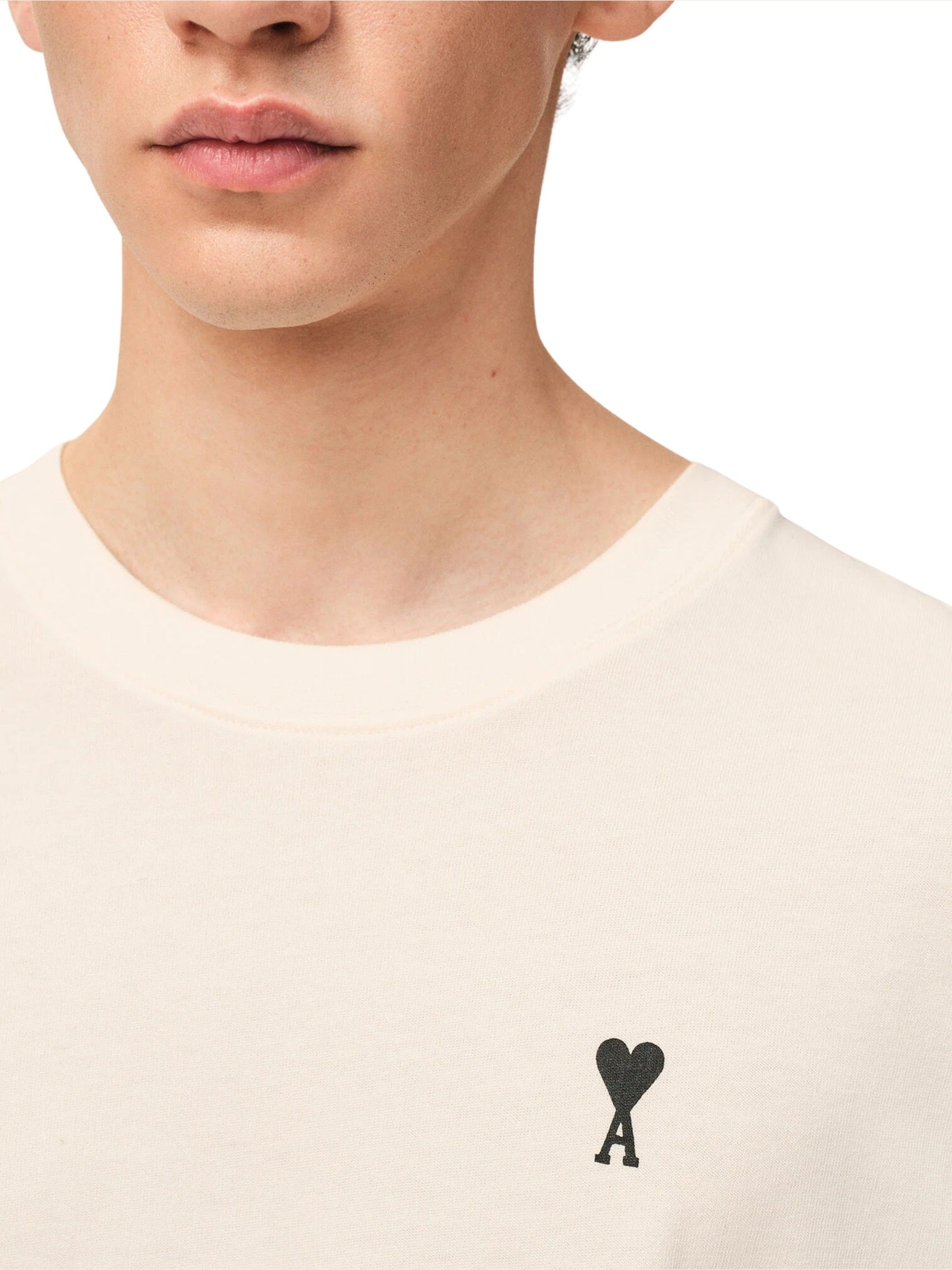 Boxy fit short sleeves adc teeshirt with signature print at back