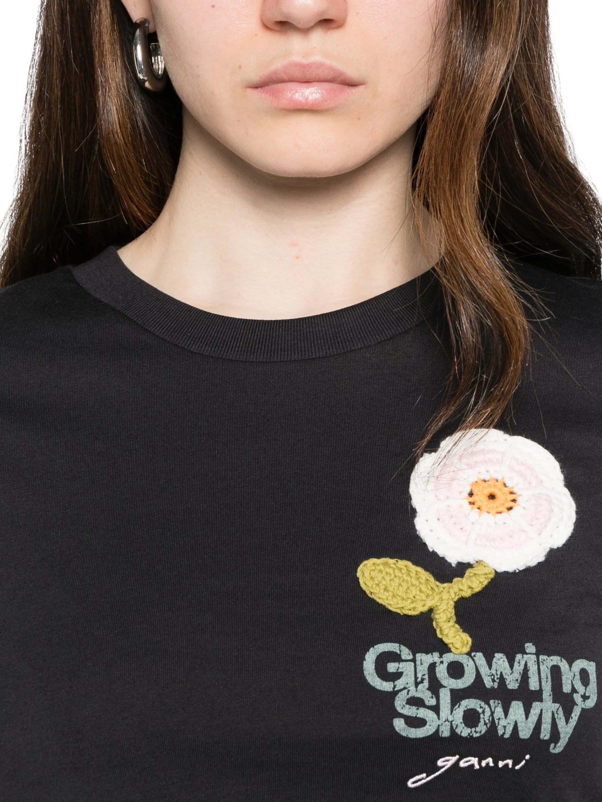 Basic cotton jersey baby fit crochet patch
