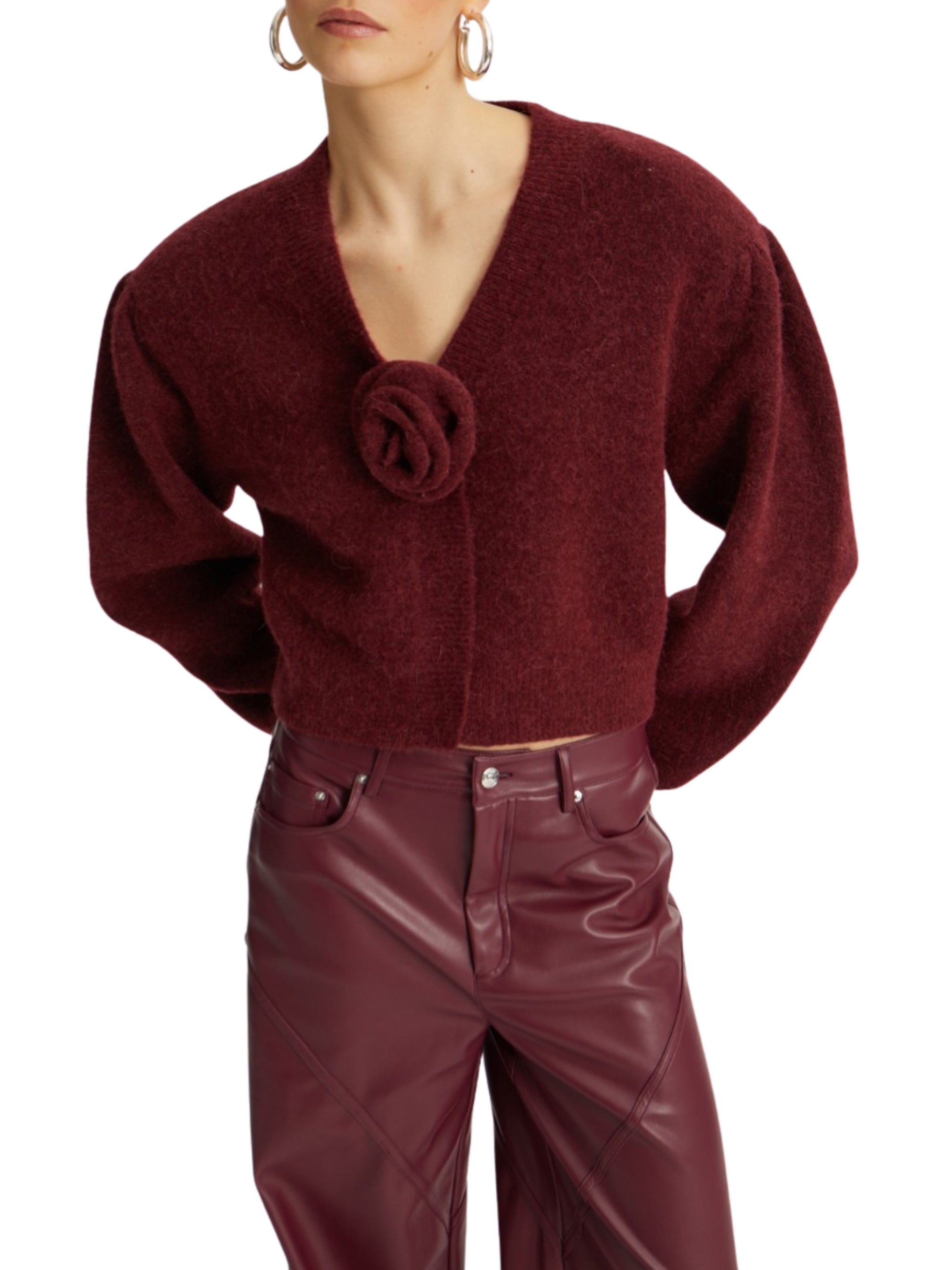 MID WAISTED PIPING PANTS