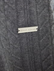 THE COLLAR DETAIL PONCHO IN STORM