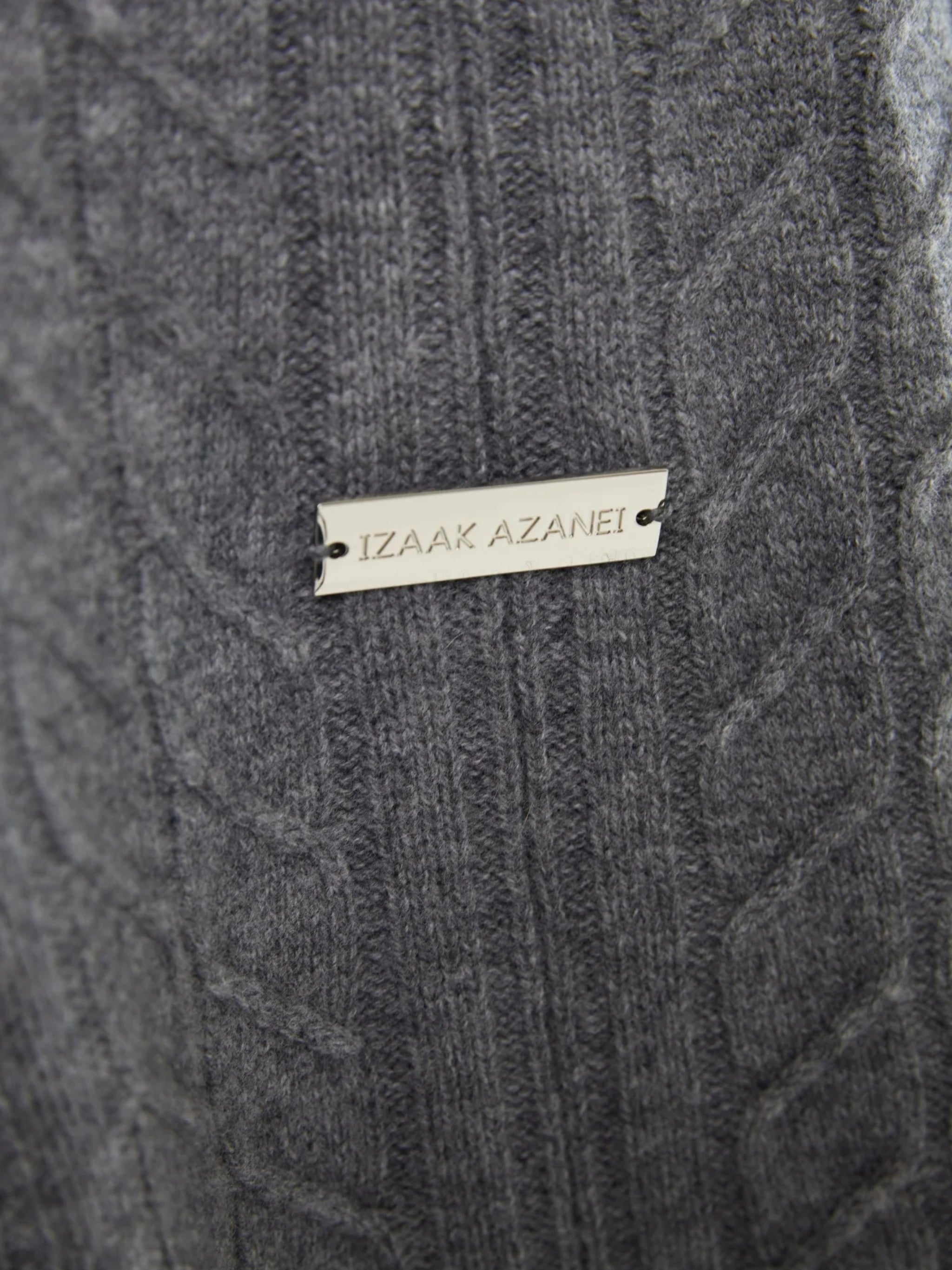 THE COLLAR DETAIL PONCHO IN STORM