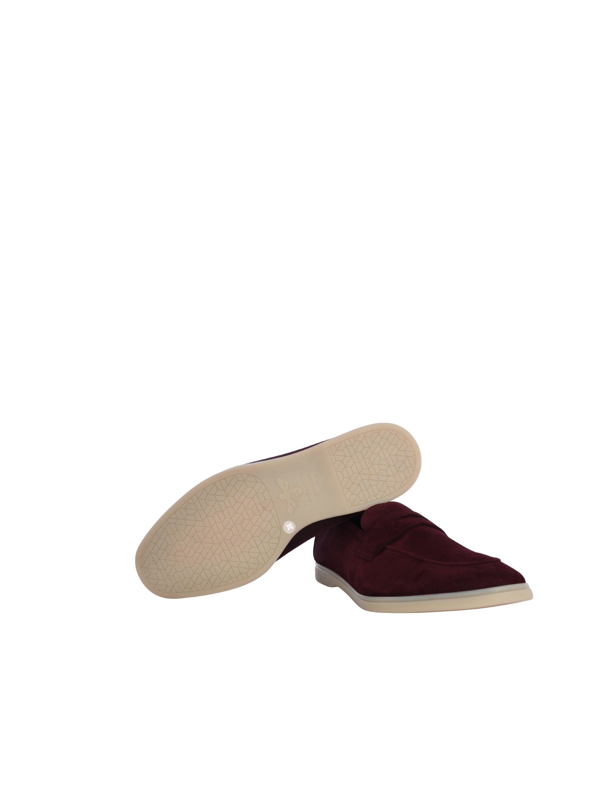 PRUNE SUEDE LOISIR GOMME