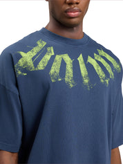 Big neck logo loose t-shirt