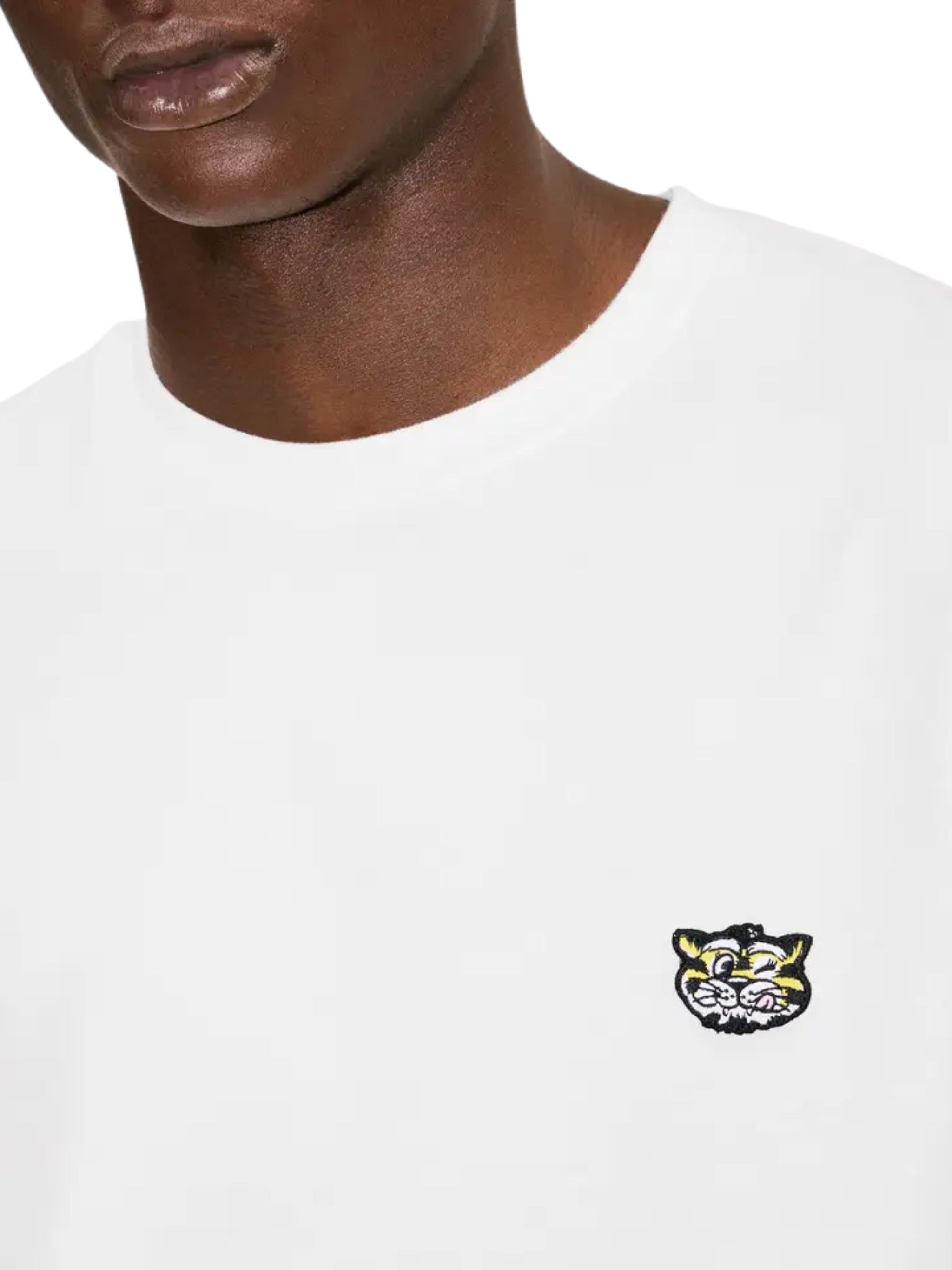 'kenzo wild tiger' embroidered t-shirt in cotton