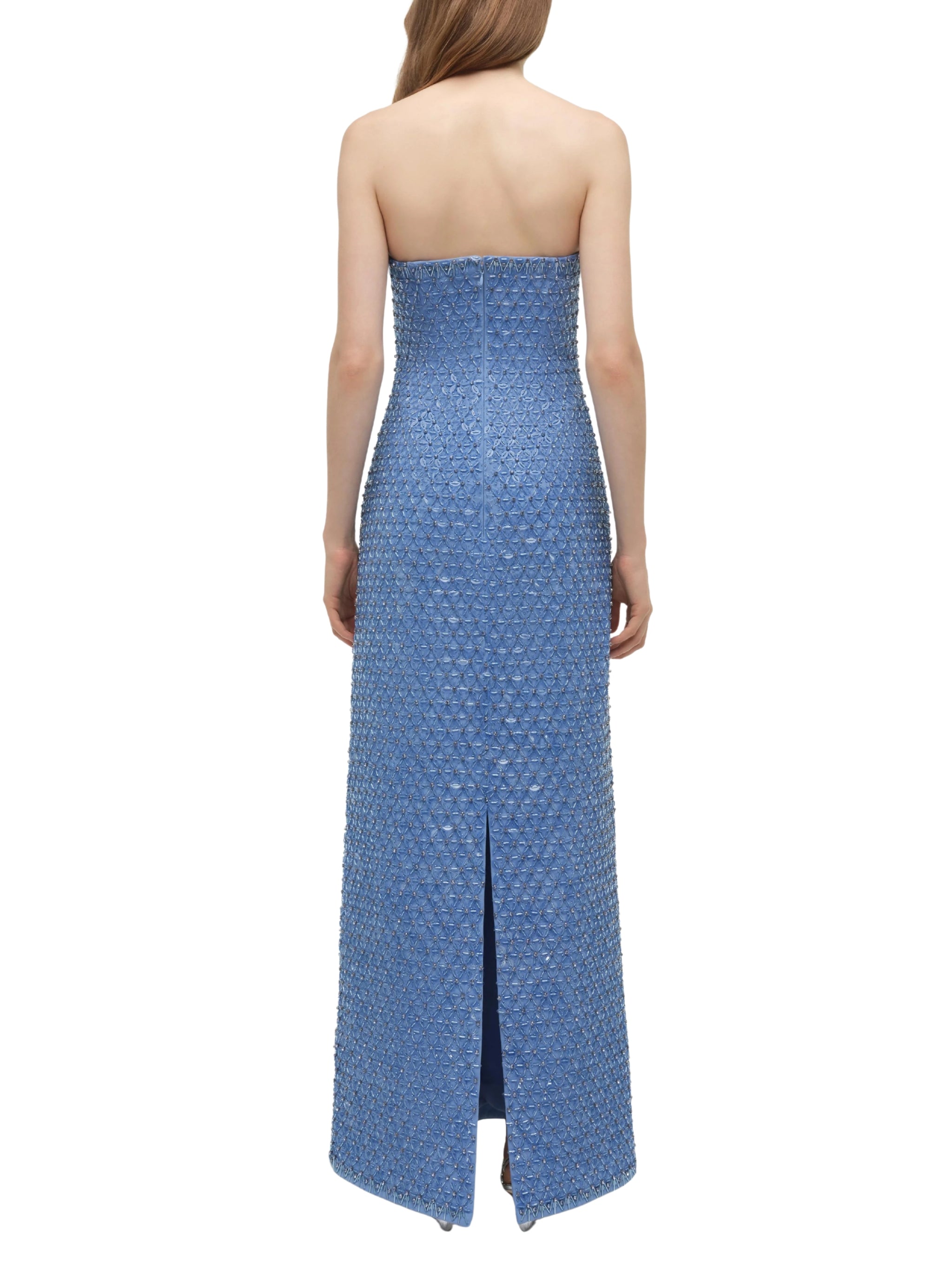 Vanessa embellished bustier midi dress