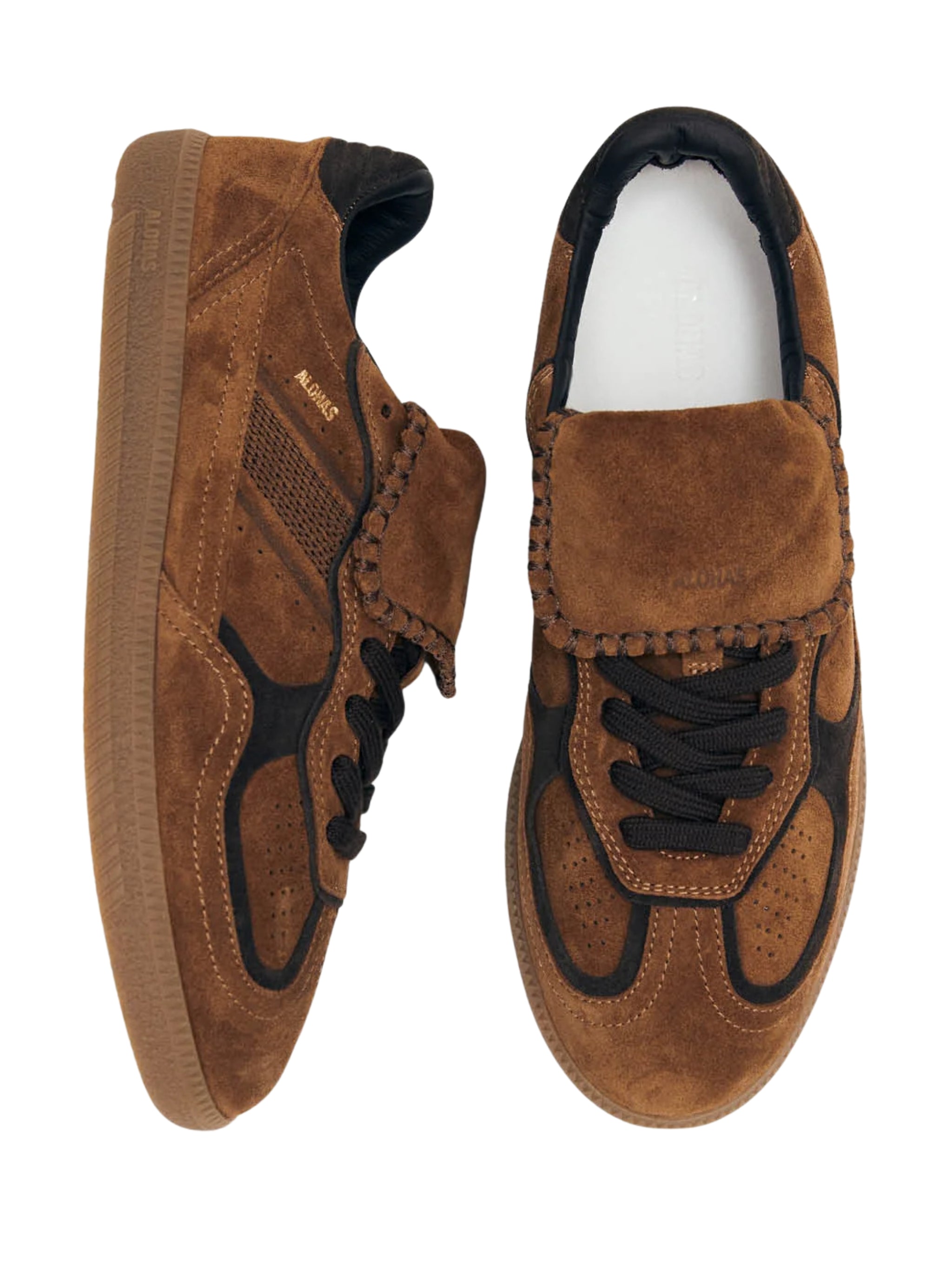 Tb.490 club suede brown leather sneakers
