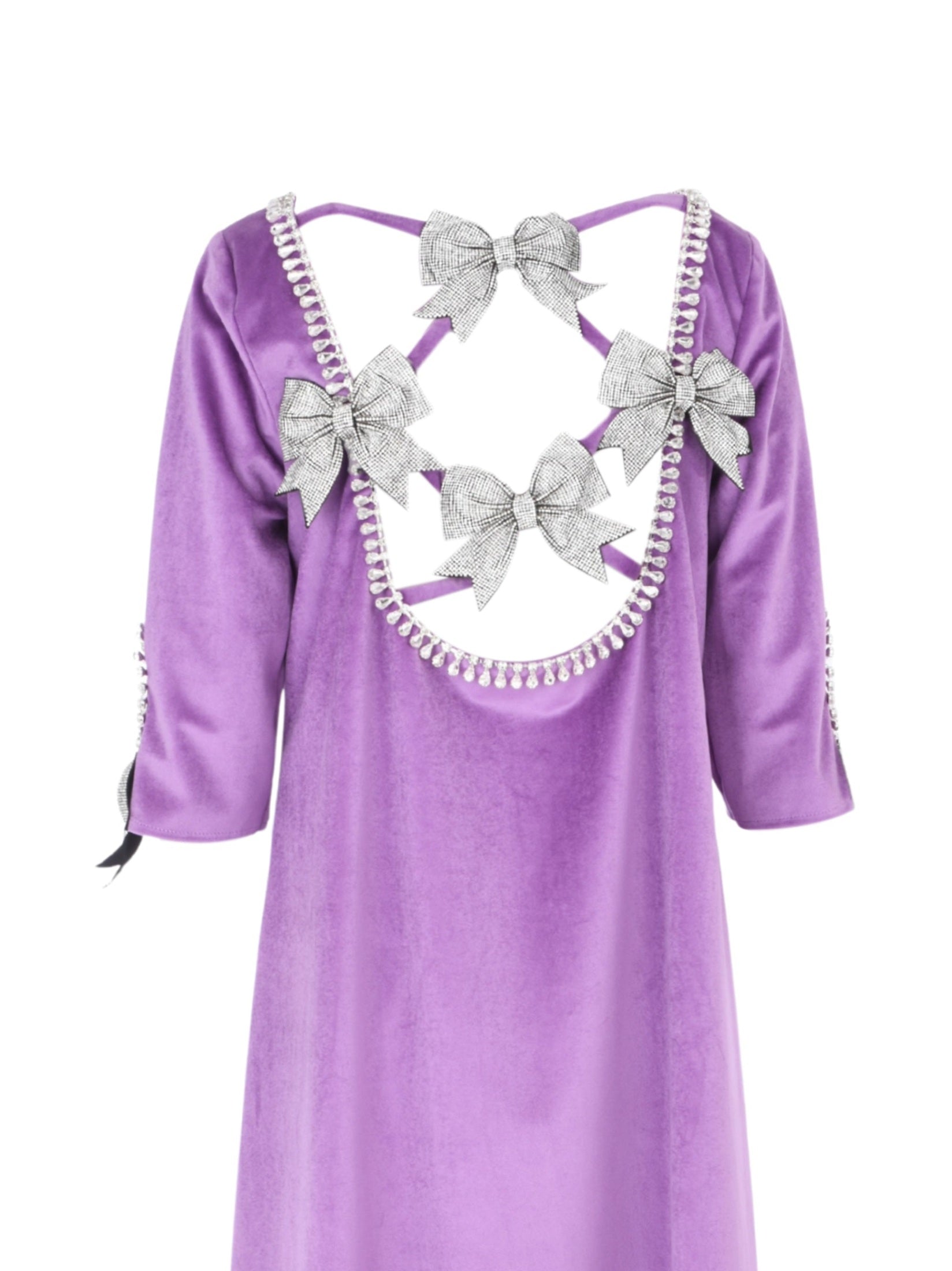 Mini back bows dress