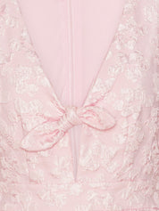 JACQUARD PUFF SLEEVE TOP