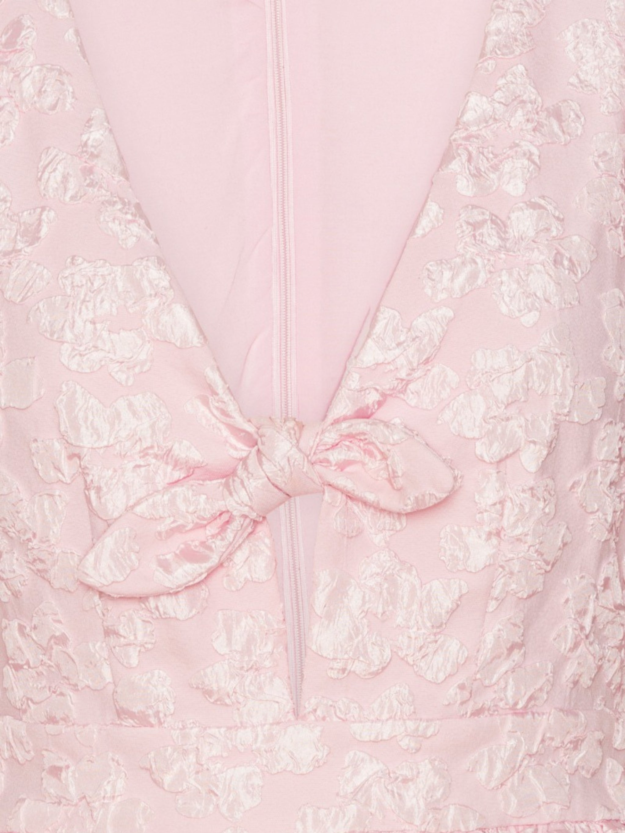 JACQUARD PUFF SLEEVE TOP