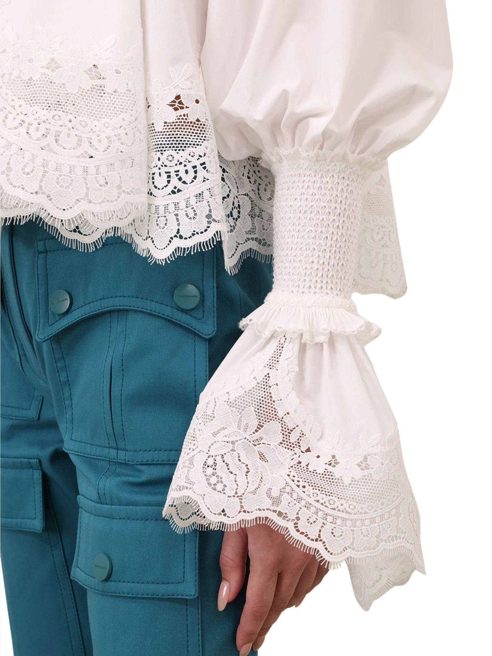 Alchemy shirred blouse